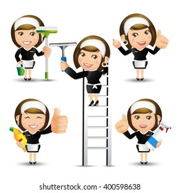 People Set - Profession - Housekeeper