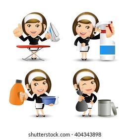 People Set - Profession - Housekeeper