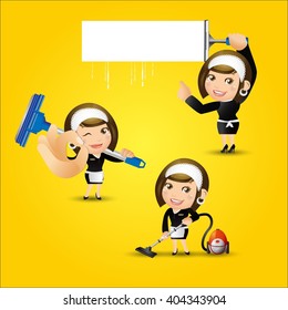 People Set - Profession - Housekeeper