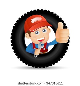 People Set - Profession - Mechanician
