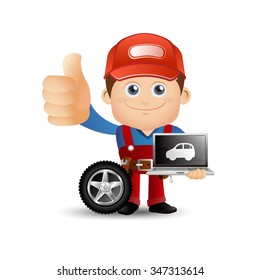 People Set - Profession - Mechanician