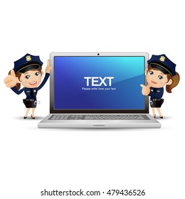 People Set - Profession - Policeman
