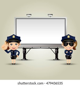 People Set - Profession - Policeman