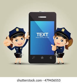 People Set - Profession - Policeman