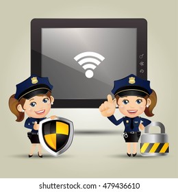 People Set - Profession - Policeman