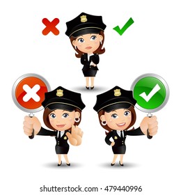 People Set - Profession - Policeman