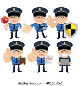 People Set - Profession - Policeman