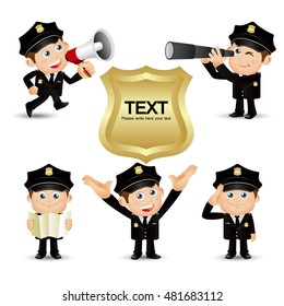 People Set - Profession - Policeman