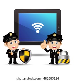 People Set - Profession - Policeman