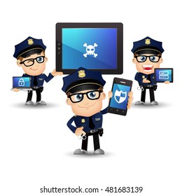 People Set - Profession - Policeman