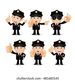 People Set - Profession - Policeman