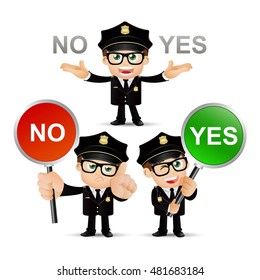 People Set - Profession - Policeman