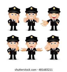 People Set - Profession - Policeman
