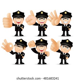 People Set - Profession - Policeman