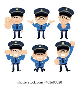 People Set - Profession - Policeman