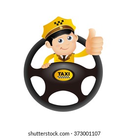 People Set - Profession - Taxi Driver