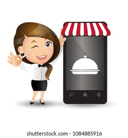 People Set - Profession - Waiter