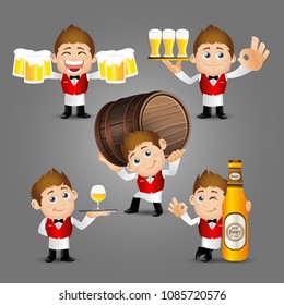 People Set - Profession - Waiter
