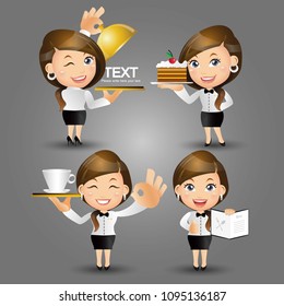 People Set - Profession - Waiter