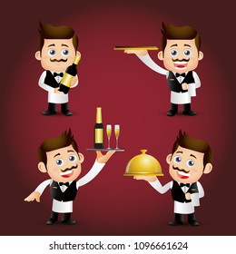 People Set - Profession - Waiter