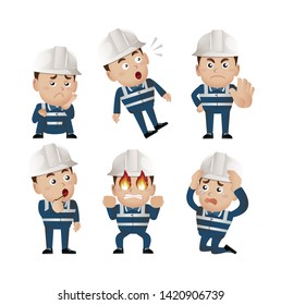 People Set - Profession - Worker. builder