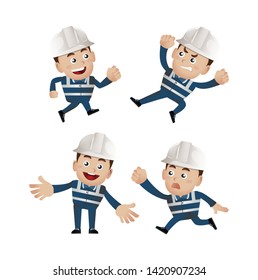 People Set - Profession - Worker. builder