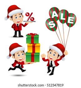 People Set - Santa Claus - Business