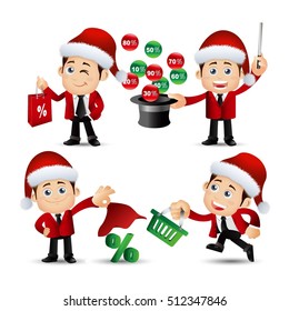 People Set - Santa Claus - Business