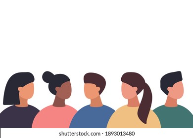 People Set - Stock Vector Illustration