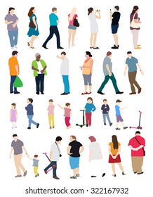 People Set Vector Illustration EPS10