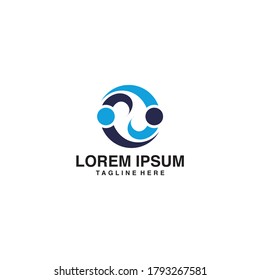 Menschen, die die Hände schütteln, die Initialen-H-Logo-Vektorsymbol-Illustration