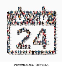  people  shape  calendar icon