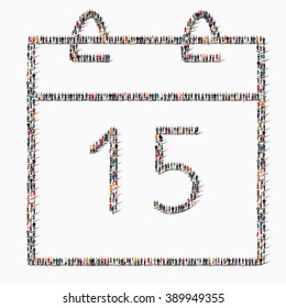  people  shape  calendar icon
