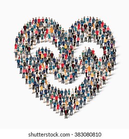 people  shape  heart icon