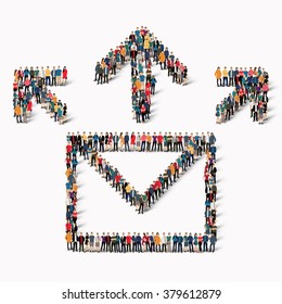  people  shape  lettere-mail