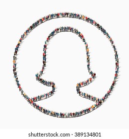 people shape  man icon