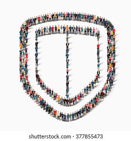 people  shape  shield protection