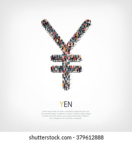 people  shape  sign  yen