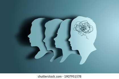 People sharing common problems together through talking therapy. Mindfulness vector illustration