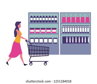 People and shopping