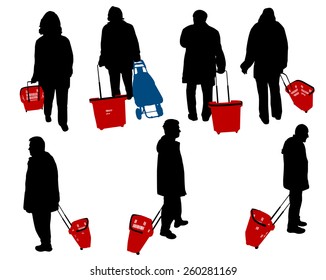people in shopping