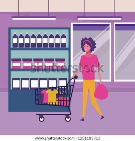 People and shopping
