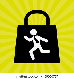 people shopping design 