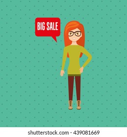 people shopping design 