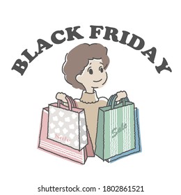 
People shopping on Black Friday