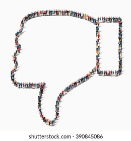 people sign  failure icon