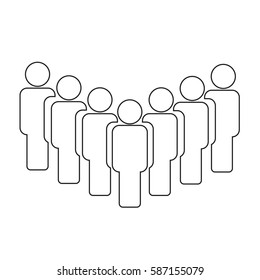 People sign icon