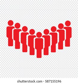 People sign icon