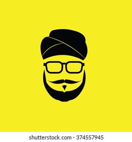 People Sikh man graphic icon