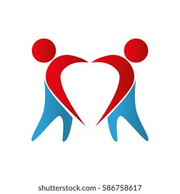 people silhouette teamwork icon
